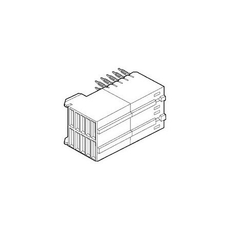 Fci Board Connector, 10 Contact(S), 5 Row(S), Female, Right Angle, Solder Terminal, Receptacle 85876-102LF
